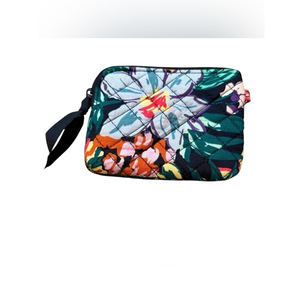 Vera Bradley Coin Purse Womens Small Multicolor Excellent Quilted Floral Zip